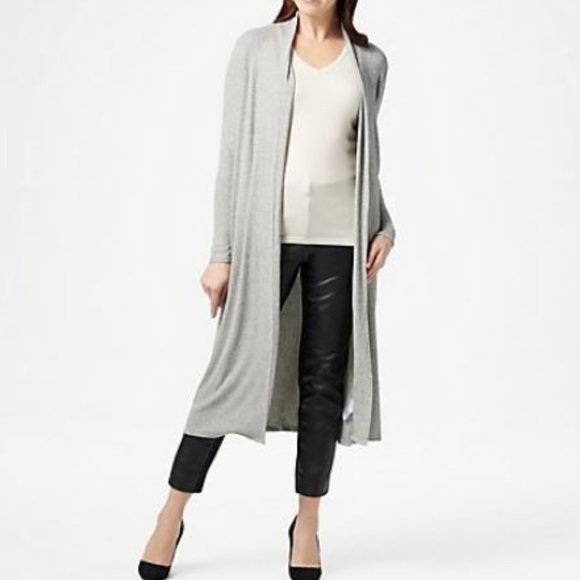 Lisa Rinna Petite Open Front Duster Cardigan 7768 - Picture 1 of 2